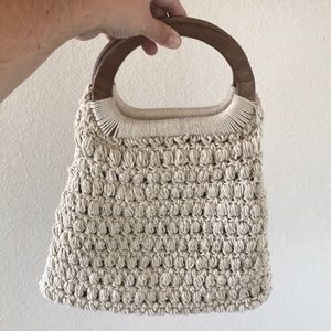 Crochet handbag